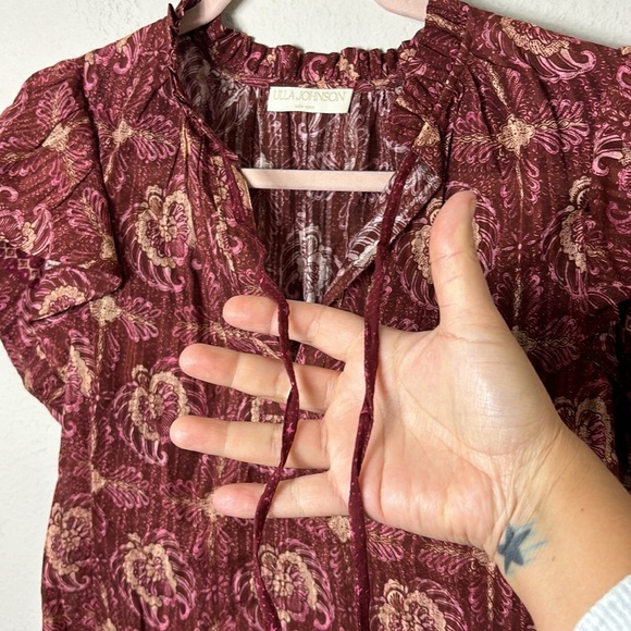 Ulla Johnson Lilli Top in Amaranthus size 4 - Picture 9 of 16